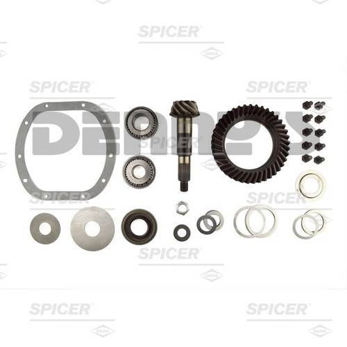 DIFFERENTIAL RING AND PINION; DANA 30 3.73 RATIO