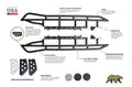 Cali Raised 05-23 Toyota Tacoma Step Ed Rock Sliders - Double Cab Long Bed W/ No Kick Out/Yes Pwdr