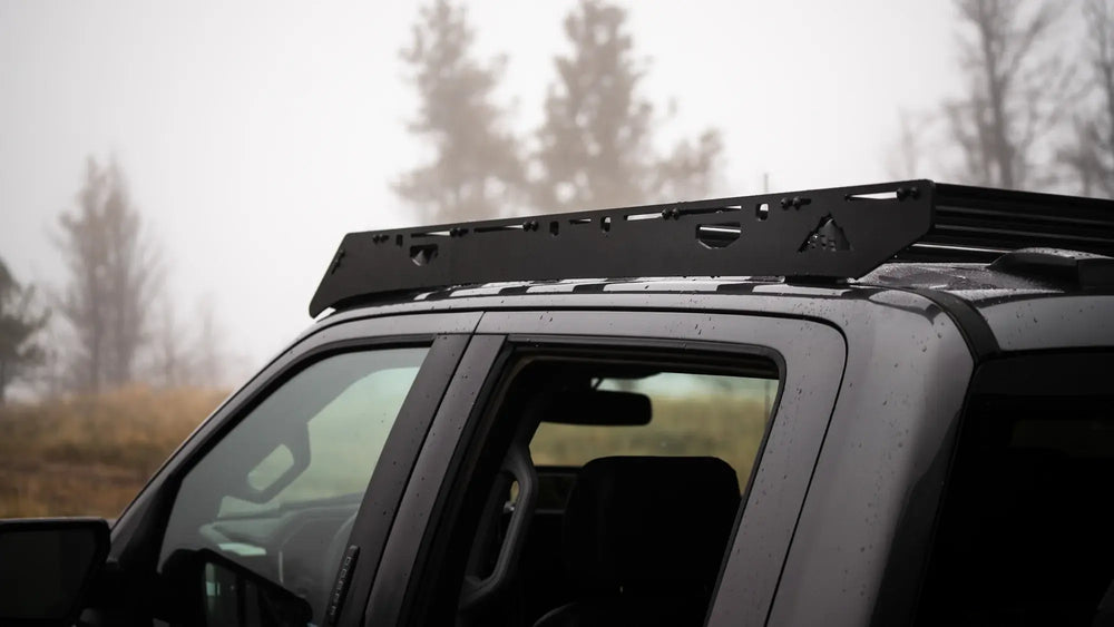 The Storm (2010-2021 F150 Raptor) Roof Rack Full Height (No Light Bar) Black Textured Powder Coat