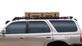 The Big Bear (2007-2021 Tundra CrewMax Roof Rack) Roof Rack Half Height (Single Row Light Bar) Black Textured Powder Coat