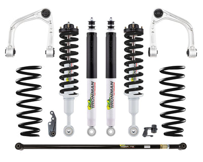 22C TUNDRA 3IN NITRO GAS SUSP LIFT KIT STAGE 2(UCA)BLK SPRINGS(FRONT 3IN/REAR 2.5IN)LIGHT/MED LOAD