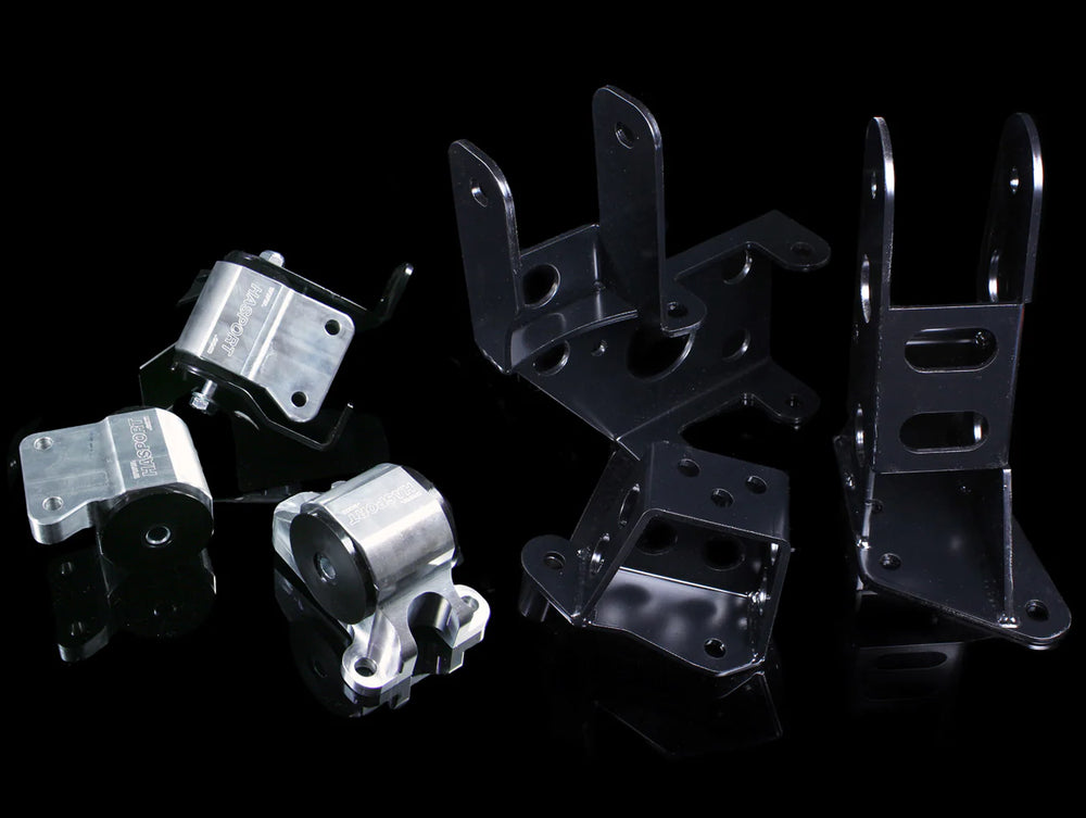 Engine Mount kit for J-series engine into 92-95 Civic/94-97 del sol/94-01 Integra Solid 6061 inserts