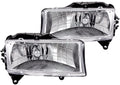 ANZO 1997-2004 Dodge Dakota Crystal Headlights Chrome