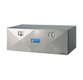 UNDERBODY TOOLBOX 18X18X18 DIAMOND PLATE SINGLE DOOR