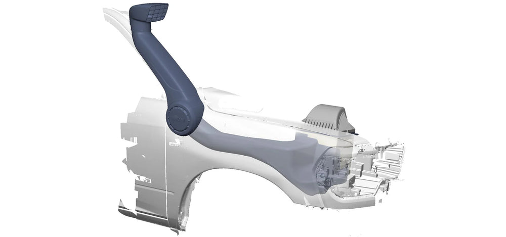 Snorkel Kit w/ Air Ram 2019+ RAM HD - Gas