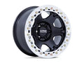 KM238 17X9 5X5.0 S-BLK MACH -38MM