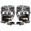 Power Stop 13-14 Lincoln MKZ Front and Rear Autospecialty Kit w/Cals