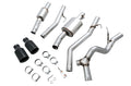 AWE Tuning 2020+ Jeep Gladiator 3.6L Trail-to-Tread (Dual Exhaust) Conversion Kit w/Diamond Blk Tips