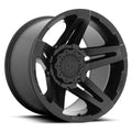 D763 22X14 5X5.0/5.5 MT-BLK -75MM