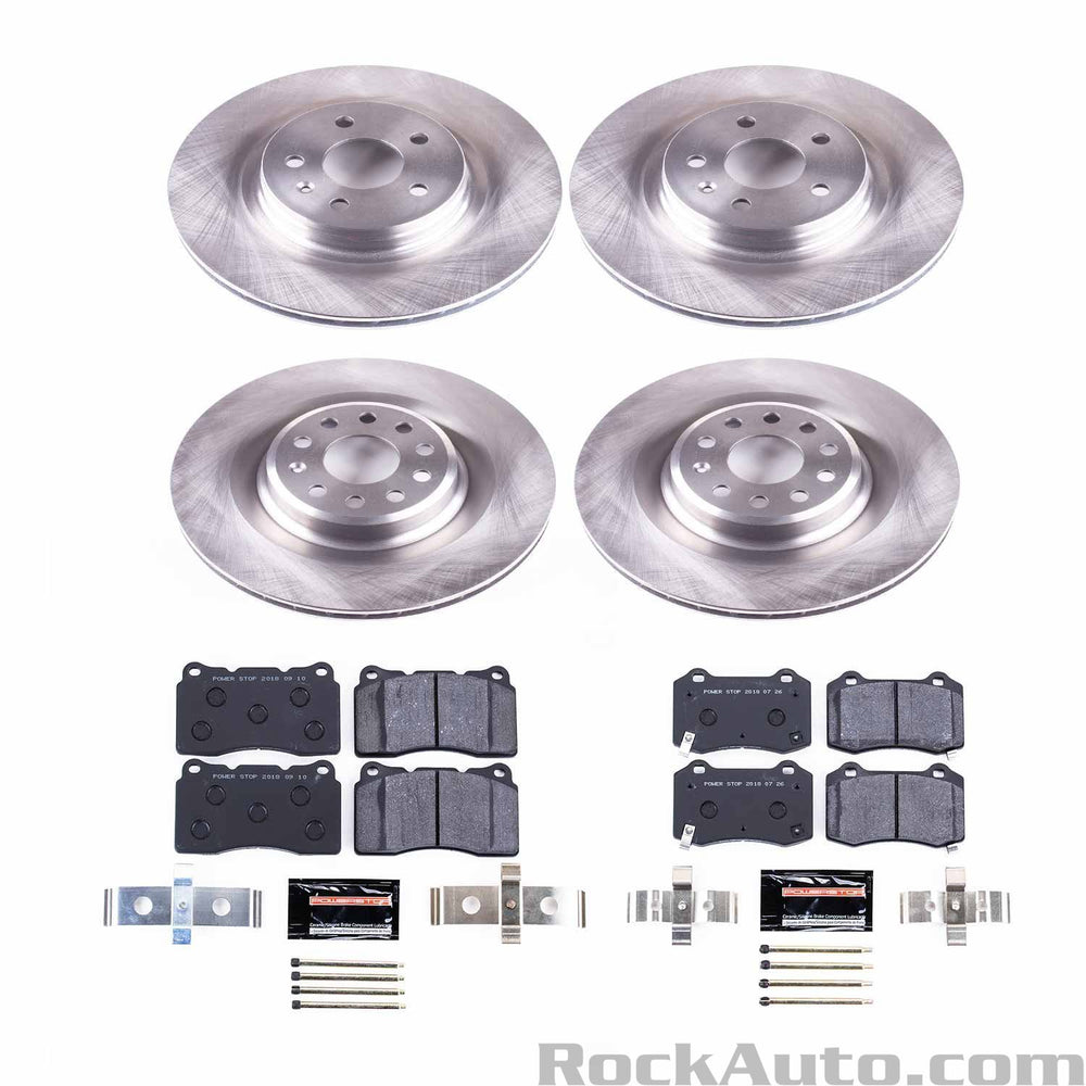 Power Stop 12-16 Tesla Model S Front & Rear Track Day Brake Kit
