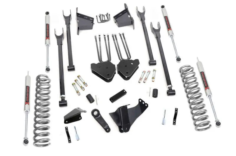 8 Inch Lift Kit 4 Link RR Blocks M1 Ford F-250/F-350 Super Duty (05-07)