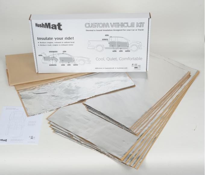 COMPLETE VEHICLE CUSTOM INSULATION KIT POLYMER BLACK BACKING SILVER