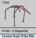 Cusco Chromoly THRU DASH 2 Pass Roll Cage 7 PT Nissan R33 (S/O / No Cancel)