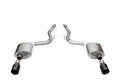 Corsa 24+ Frd MustangGT Touring Axle-Back Ex.Sys 3.0in Dual Rear Exit w/4.5in Blk PVD StraightCutTip