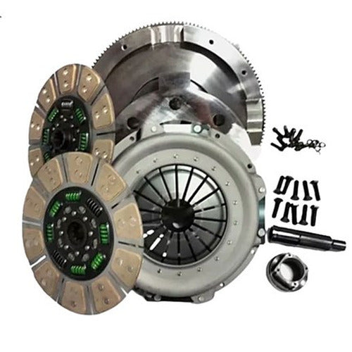Organic Spring Hub Dual Disc Billet Flywheel 550HP 1100TQ