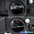 1500 DRL LIGHT BAR FULL LED HEADLIGHTS MATTE BLACK HOUSING CLEAR LENS AMBER REFLECTOR SWITCHBACK LED LIGHT BAR WITH SEQUENTIAL TURN SIGNAL
