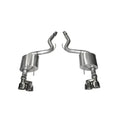 3.0 Inch Axle-Back Touring Dual Exhaust Polished 4.0 Inch Tips 15-Present Mustang GT Fastback 5.0L (