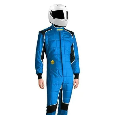 Momo Corsa Evo Driver Suits Size 60 (SFI 3.2A/5/FIA 8856-2000)-Blue