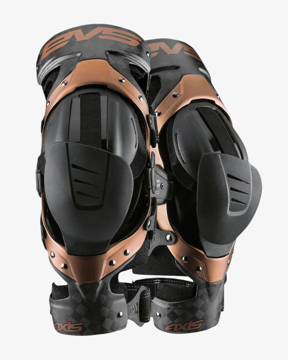 EVS Axis Pro Knee Brace Pair Black/Grey - Small