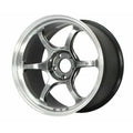 Advan RG-D2 18x9.5 +22 5x114.3 Machining and Racing Hyper Black Wheel