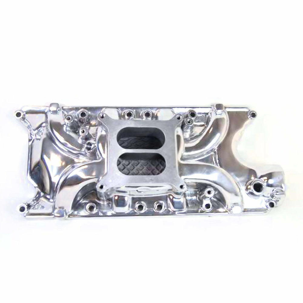 POLISHED ALUM SB FORD INTAKE MANIFO