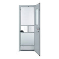 30IN X 72IN RH SQUARE ENTRY DOOR POLAR WHITE