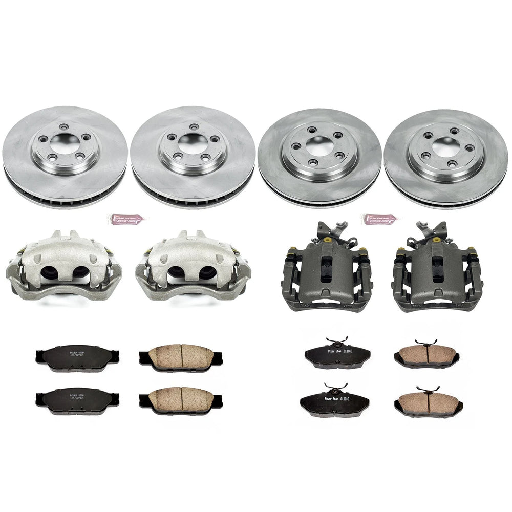Power Stop 02-05 Ford Thunderbird Front & Rear Autospecialty Brake Kit w/Calipers