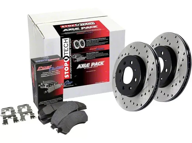 Street Axle Pack - Drilled; Front