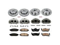 Power Stop 06-10 Jeep Commander Autospecialty Kit w/ Calipers - Front and Rear