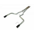CB EXH 1517 MUSTANG GT SPLIT REAR DUAL EXIT 4INBLK TIPS HW INCL MIDMUFF HPIPE