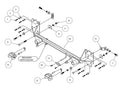 TOW BAR MOUNTING BRACKET KIT