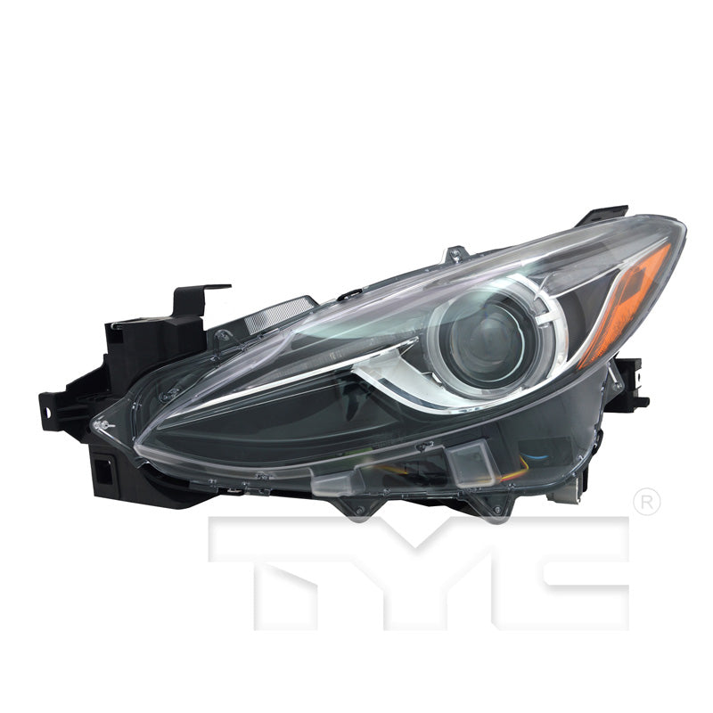 CAPA 1418 MZ MZ3 HID W/MANUAL LVL HEADLIGHT ASSY RH