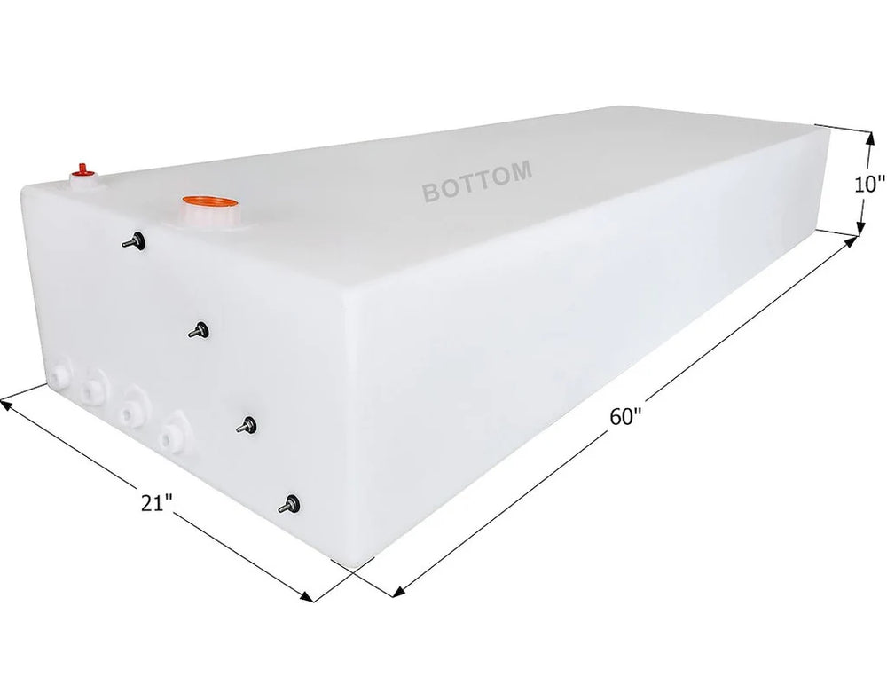 FRESH WATER TANK, WT3832, 60X21X10,