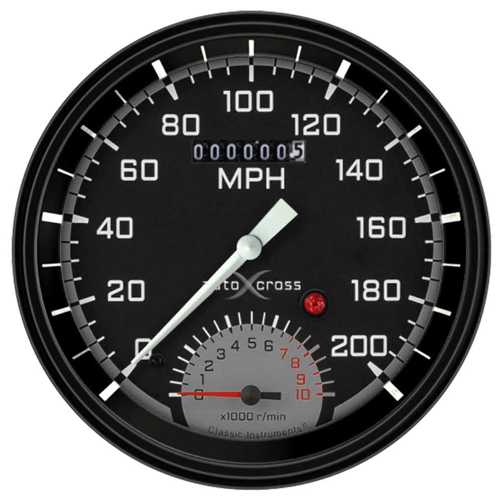 AUTO CROSS GREY 5IN SPEEDTACHULAR