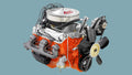 Eagle Chevy 350 3.750in Crank 6.000in I-Beam Rods -18cc 4.060in Pistons Rotating Assembly