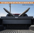 23X27X71IN TEXTURED MATTE BLACK DIAMOND TREAD ALUMINUM GULL WING TRUCK BOX