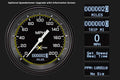 AUTO CROSS YLW 3" SPEEDO/2 DUALS-GM