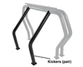 Single Bar/Single Kicker (Between Wheel Wells) Black Powdercoat 2004-2014 Ford F-150 Go Rhino