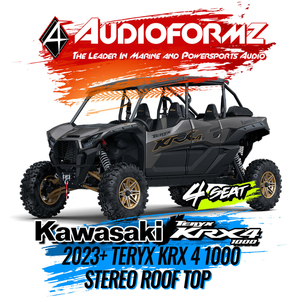 23C KAWASAKI TERYX KRX 4 1000 STEREO TOPS (4SEAT) LEVEL 2
