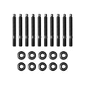 HIGH FLOW EXHAUST MANIFOLD AND UPPIPES KIT SILVERADO/SIERRA 6.6L L5P BLACK