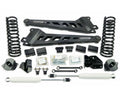 20119 - UP 2500 DODGE RAM 4in **PREMIUM** (4WD COIL SPRING REAR) FRONT SHOCKS and REAR SHOCK EXTENDERS PLUS FABRICATED RADIUS ARMS.