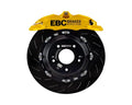 EBC Racing 20-23 Volkswagen Golf R Yellow Apollo-6 Calipers 380mm Rotors Front Big Brake Kit