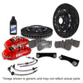 EBC Racing 09-18 Audi A6 2.0T Red Apollo-6 Calipers 380mm Rotors Front Big Brake Kit