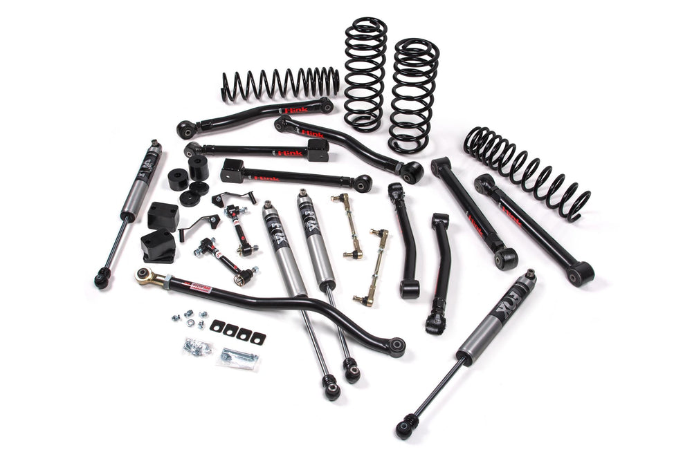 18C WRANGLER JL 2DR 3IN JKRAWL SYSTEM RUBBERFOX 2.0 IFP PS FRT/RR HD COILS
