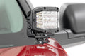 LED Light Kit | Ditch Mount | 2" Black Pair | Amber DRL | Toyota Tundra (22-26)
