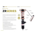 BC RACING ZR SERIES COILOVER SUSPENSION KIT OEM (DIVORCED) REAR SPRING SHOCK
