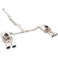 20C SONATA N LINE 3IN VALVED EXHAUST CAT BACK SYS 3IN TO 2.5IN DUAL 304SS