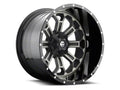 ~(45 lbs. 23X23X13)~ CRUSH 20x10 5x114.30/5x127.00 GLOSS MACHINED DOUBLE DARK TINT (-18 mm)