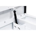 SADDLE BOX STEEL FULL DEEP WHITE 15.0 CU FT