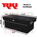 SINGLE LID ALUM 30 WIDE DEEP XBOX BLKFULLSIZE